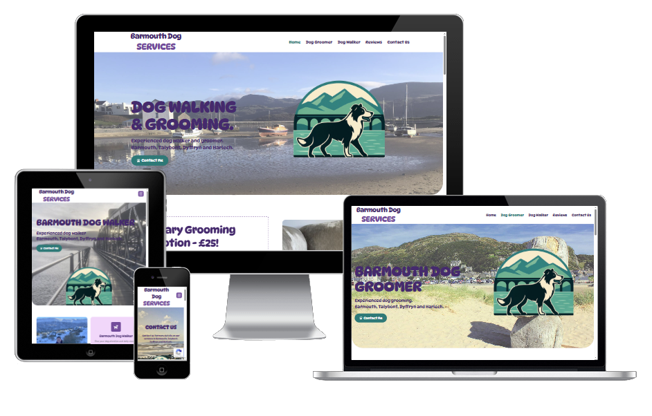 TRdesigns Web Designer Visit Barmouth Dog Grooming