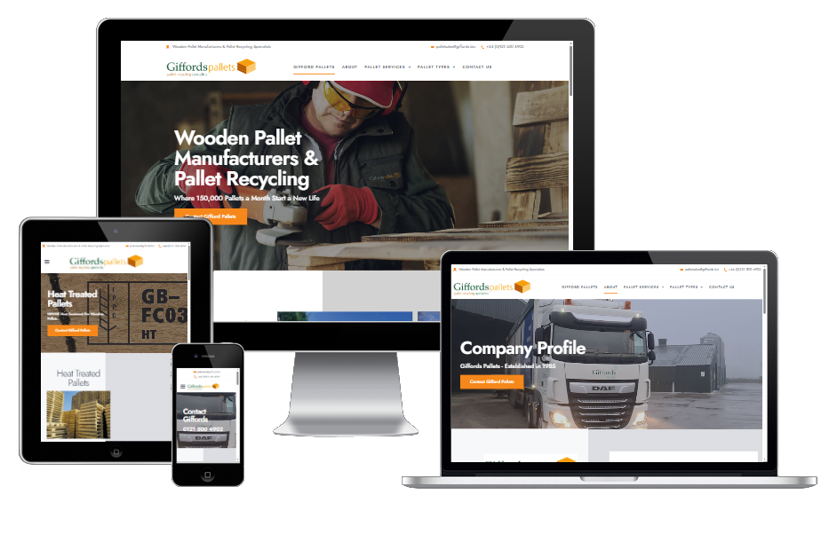 TRdesigns Web Designer Visit Giffords Pallets