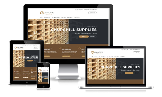 P Churchill Supplies Co Birmingham - Web Designer Stoke on Trent