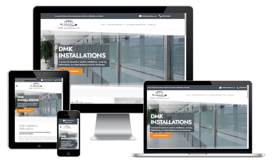 DMK Installations Stoke on Trent - Web Designer Stoke on Trent