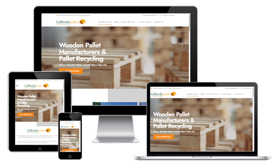 Giffords Pallets West Midlands - Web Designer Stoke on Trent