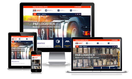 PAB Logistics - Web Designer Stoke on Trent