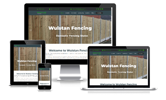 Wulstan Fencing - Web Designer Stoke on Trent